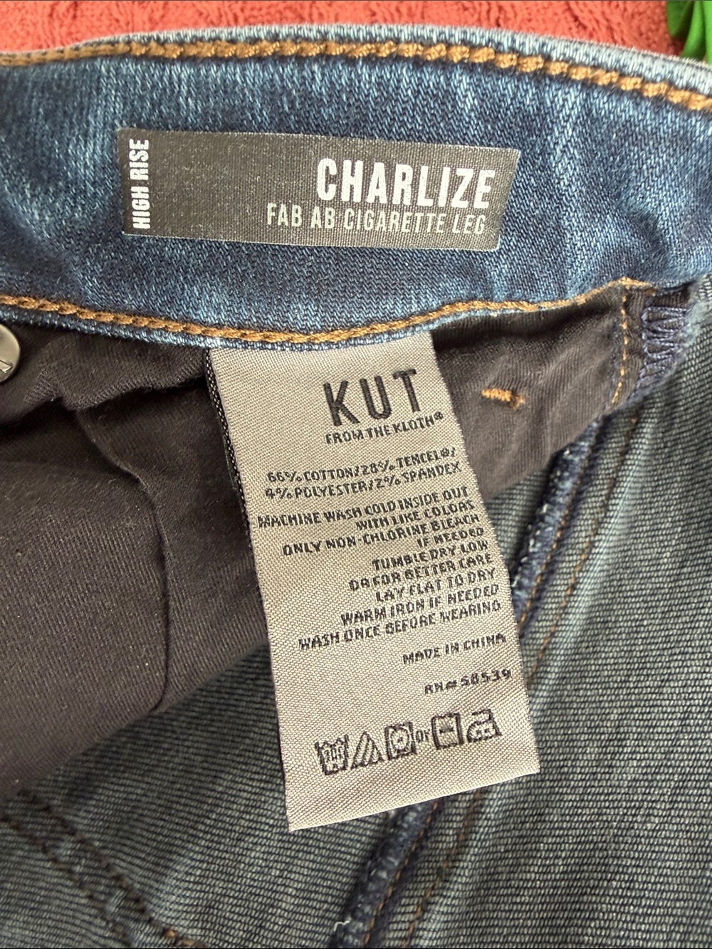Kut from the Kloth Charlize high rise jeans. - Picture 4 of 4